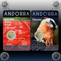 ANDORRA 2 x 2 EURO 2025 (Igre + Bradati jastreb) BU ANDORRA 2 x 2 EURO 2025 (Igre + Bradati jastreb) BU